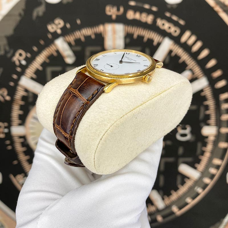 Patek Philippe Calatrava Yellow Gold 33mm White Dial 3919J Pre-Owned