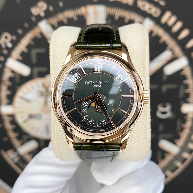 Patek Philippe Annual Calendar Complication 40mm 5205R Green Dial