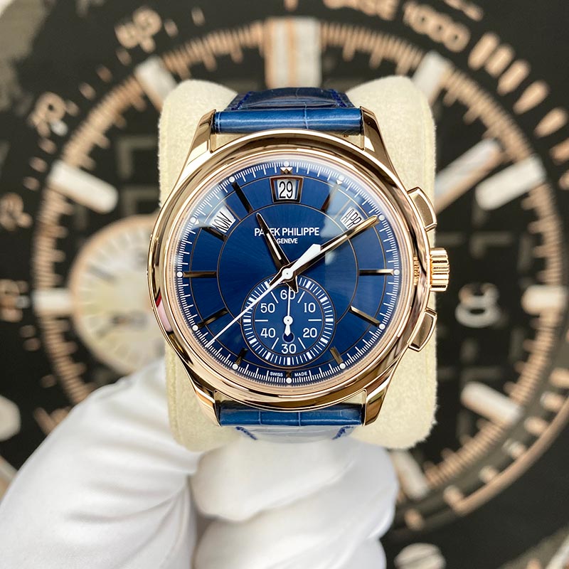 Patek Philippe Annual Calendar Chronograph Complication 42mm 5905R Blue Dial