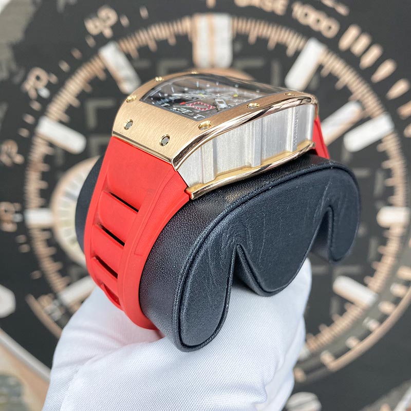 Richard Mille Chronograph RM11 Rose Gold / Titanium 50mm Openworked Dial Pre-Owned