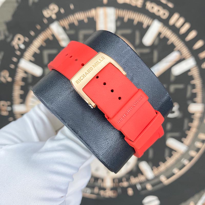 Richard Mille Chronograph RM11 Rose Gold / Titanium 50mm Openworked Dial Pre-Owned
