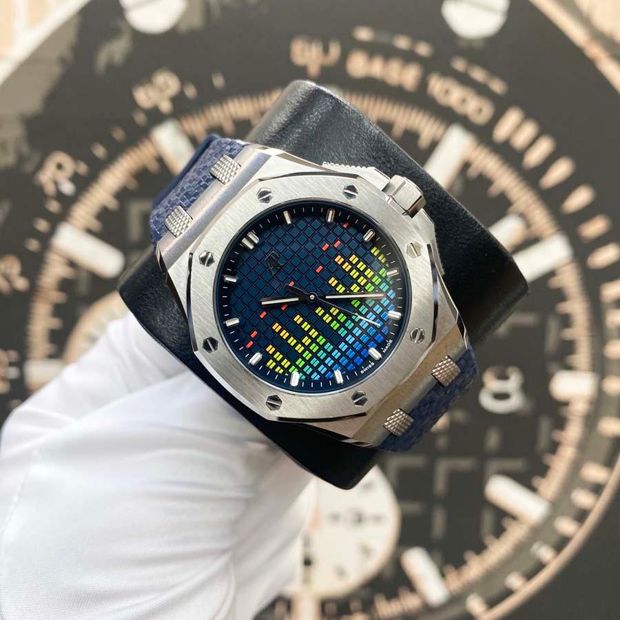 Audemars Piguet Royal Oak Offshore Selfwinding Music Edition 37mm 77600TI.OO.A343CA.01 Blue Dial Pre-Owned - Gotham Trading
