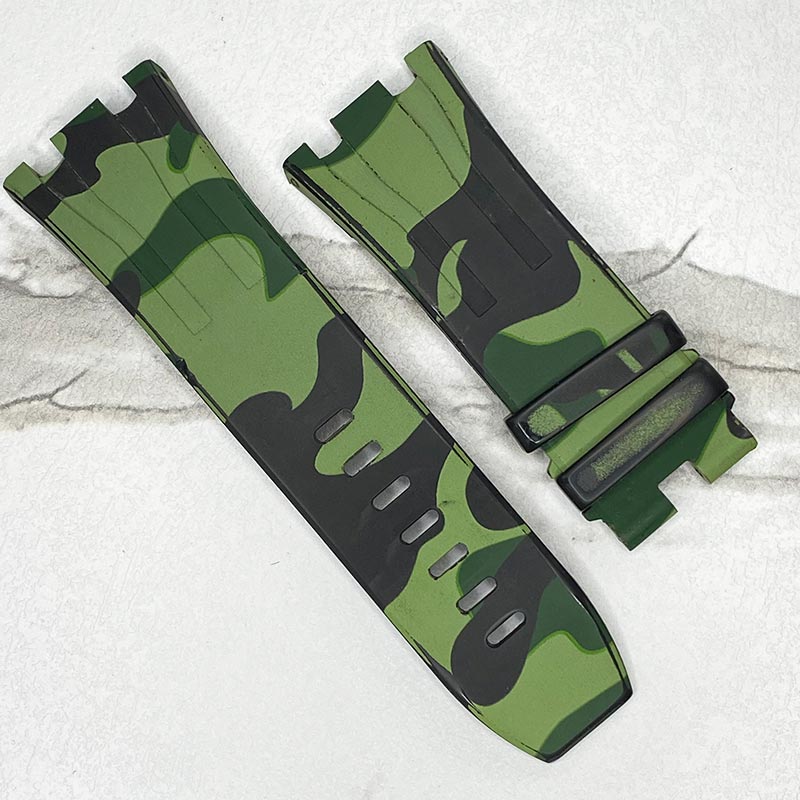 Audemars Piguet HORUS Green Camo Silicone Strap 44mm Offshore