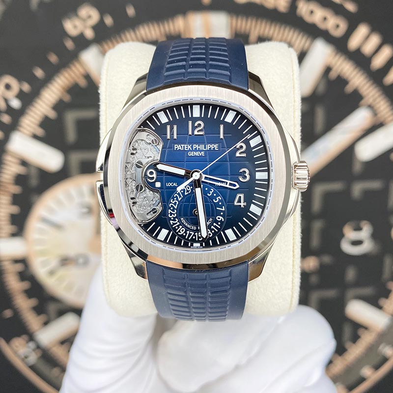 Patek Philippe Advanced Research Aquanaut Travel Time 5650G White Gold