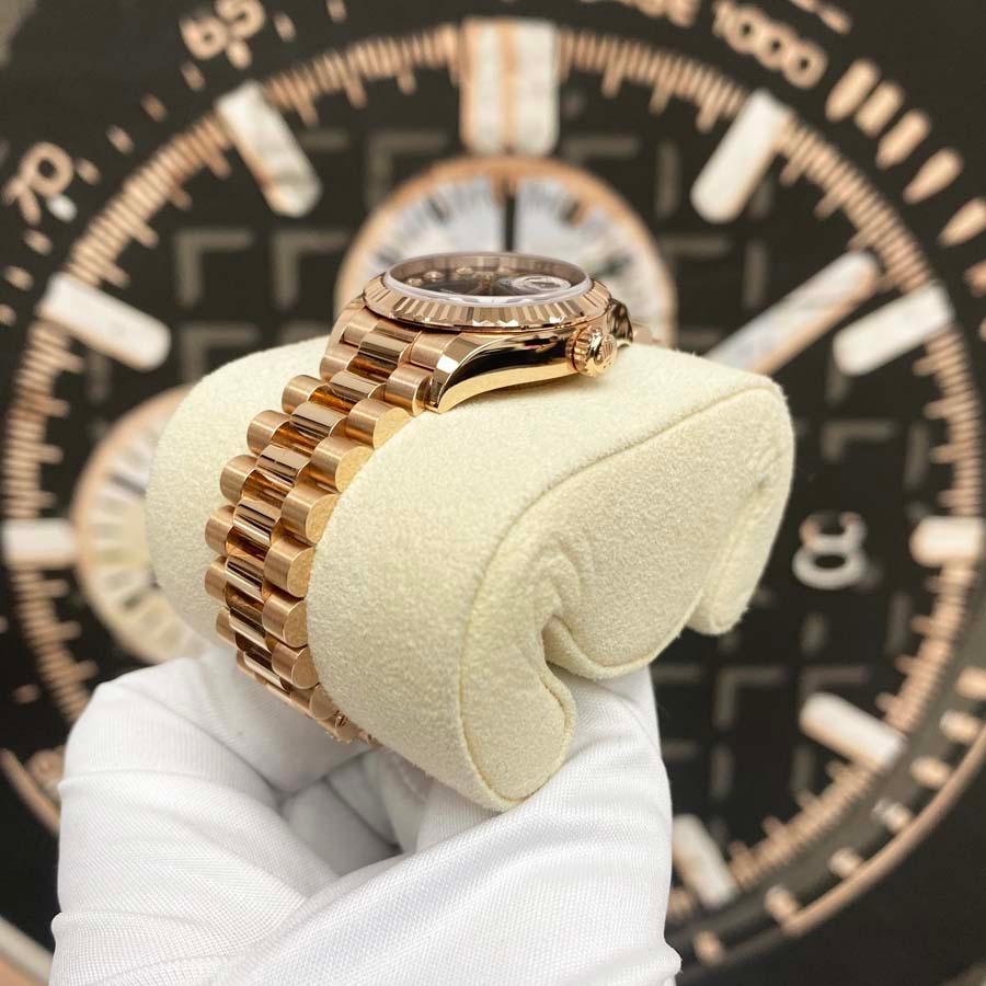 Rolex Lady-Datejust Purple Diamond Dial Fluted Bezel 28mm 279175 - Gotham Trading