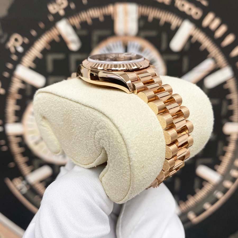 Rolex Lady-Datejust Purple Diamond Dial Fluted Bezel 28mm 279175 - Gotham Trading