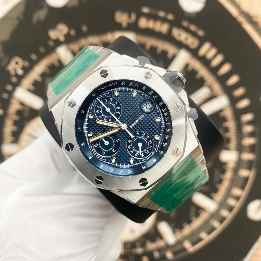 Audemars Piguet Royal Oak Offshore Chronograph 42mm 26238ST.OO.2000ST.01 Blue Dial - Gotham Trading