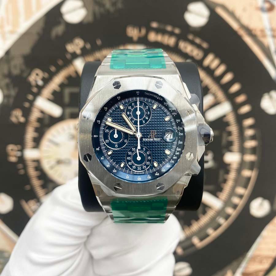 Audemars Piguet Royal Oak Offshore Chronograph 42mm 26238ST.OO.2000ST.01 Blue Dial - Gotham Trading