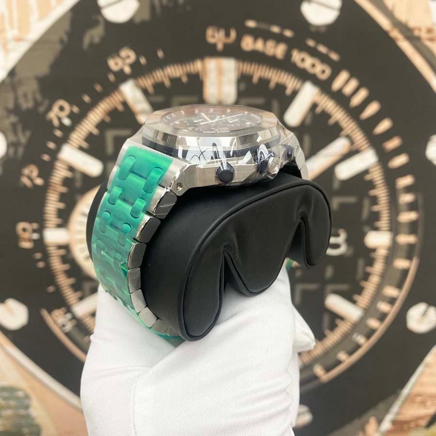 Audemars Piguet Royal Oak Offshore Chronograph 42mm 26238ST.OO.2000ST.01 Blue Dial - Gotham Trading