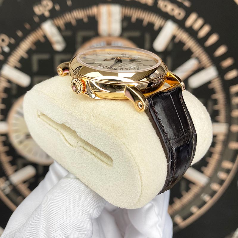 Patek Philippe Grand Complications Perpetual Calendar Moon Phase 38mm 5159R White Dial Pre-Owned