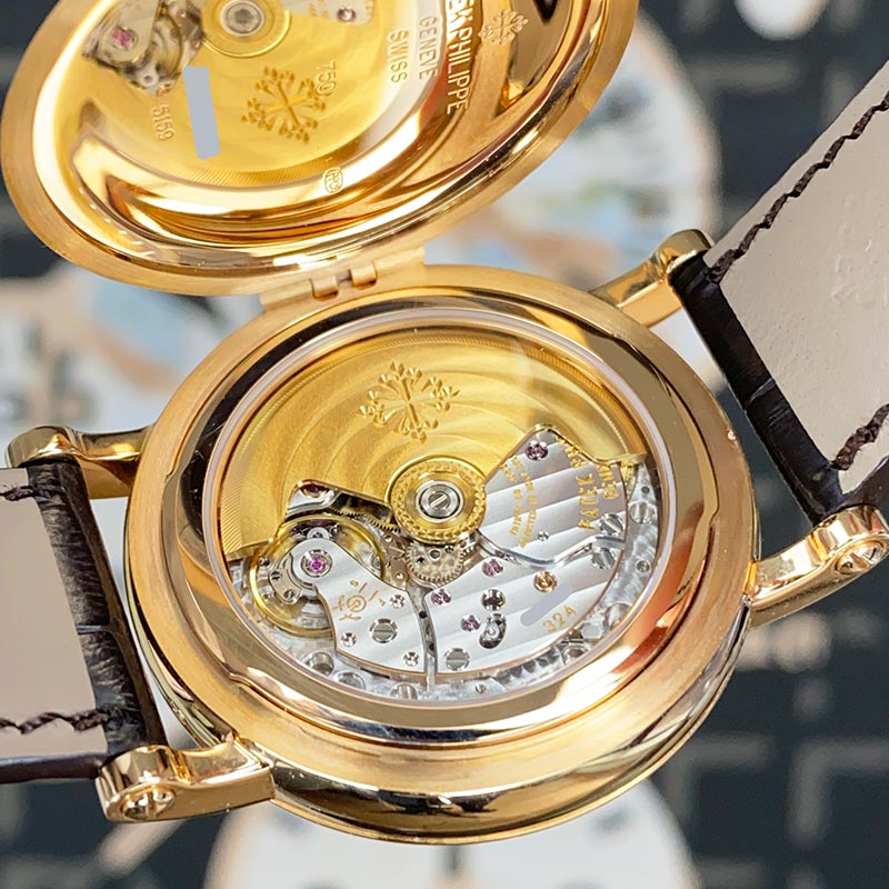 Patek Philippe Grand Complications Perpetual Calendar Moon Phase 38mm 5159R White Dial Pre-Owned