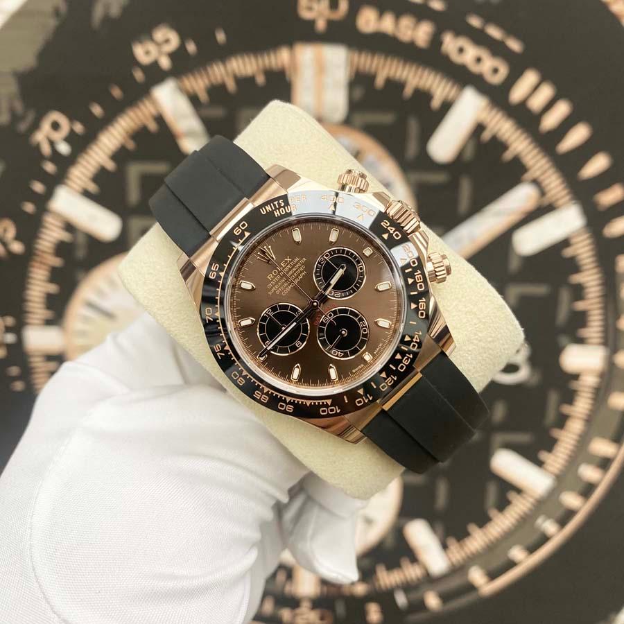 Rolex Daytona 40mm Oyster Flex 116515LN Chocolate Dial Pre-Owned - Gotham Trading