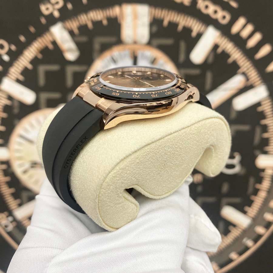 Rolex Daytona 40mm Oyster Flex 116515LN Chocolate Dial Pre-Owned - Gotham Trading