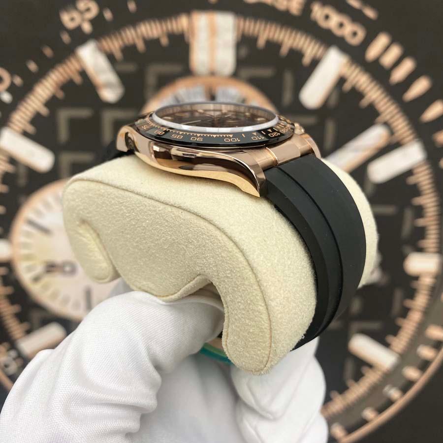 Rolex Daytona 40mm Oyster Flex 116515LN Chocolate Dial Pre-Owned - Gotham Trading