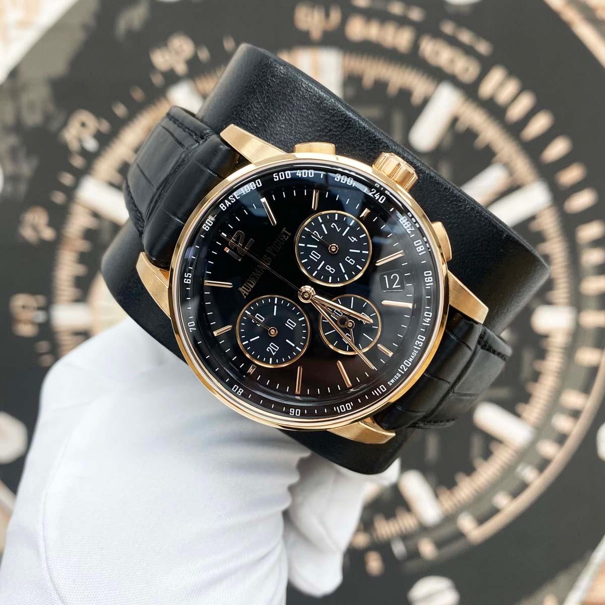 Audemars Piguet Code 11.59 Chronograph 41mm 26393OR Black Dial Pre-Owned - Gotham Trading