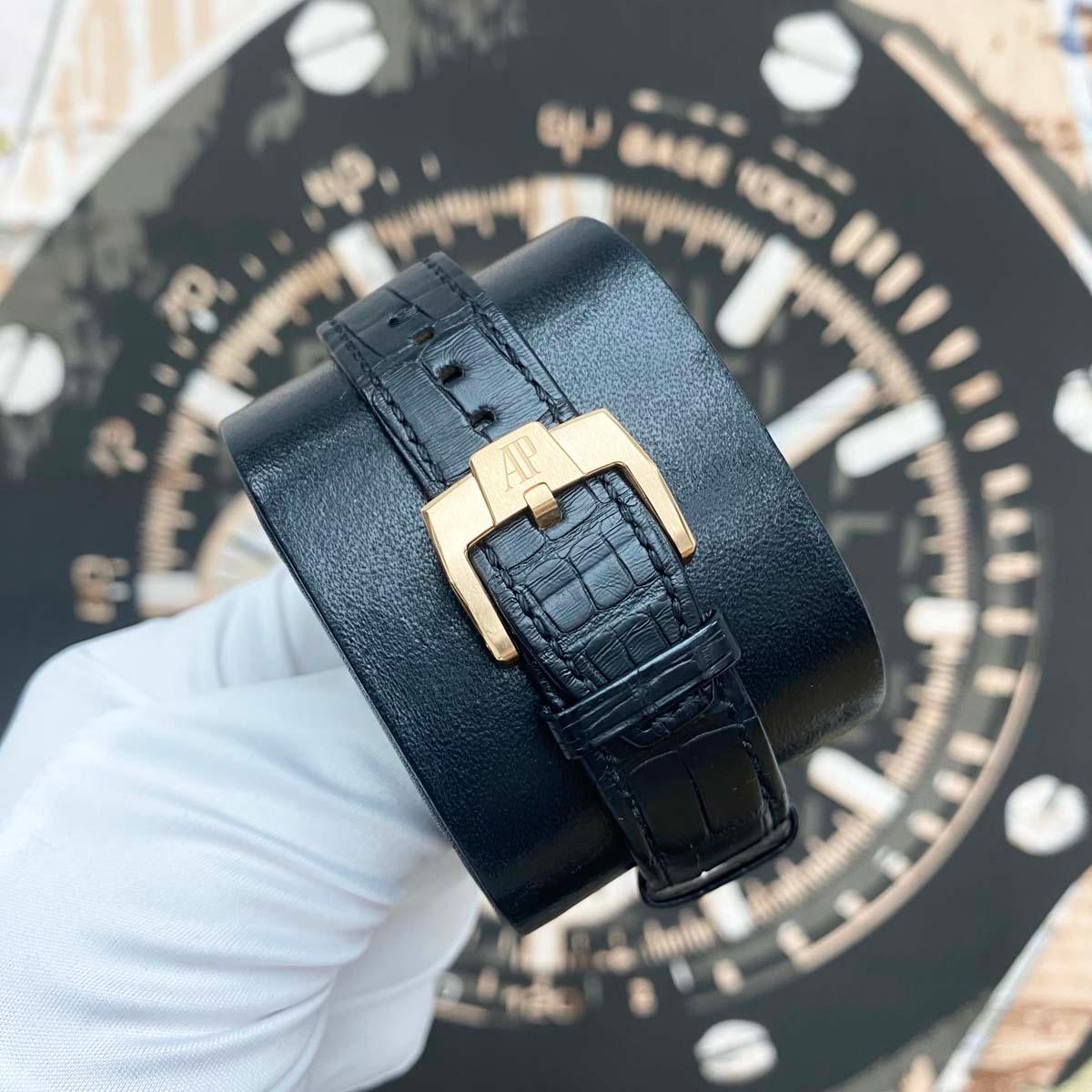 Audemars Piguet Code 11.59 Chronograph 41mm 26393OR Black Dial Pre-Owned - Gotham Trading