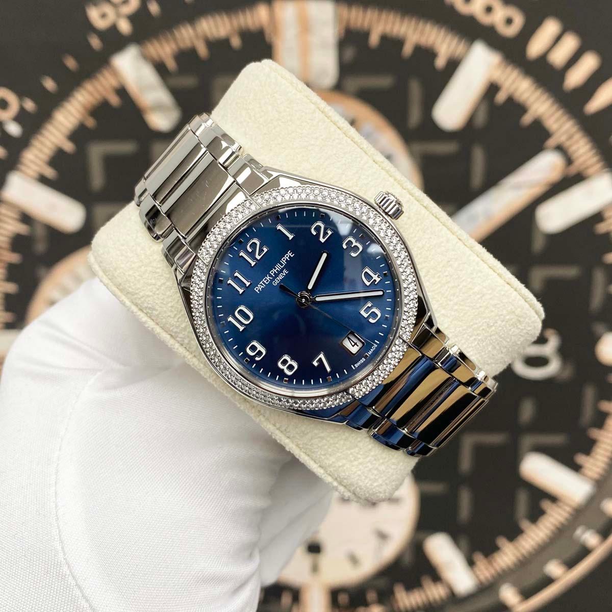Patek Philippe Round Automatic Twenty-4 36mm 7300/1200A Blue Dial Pre-Owned - Gotham Trading