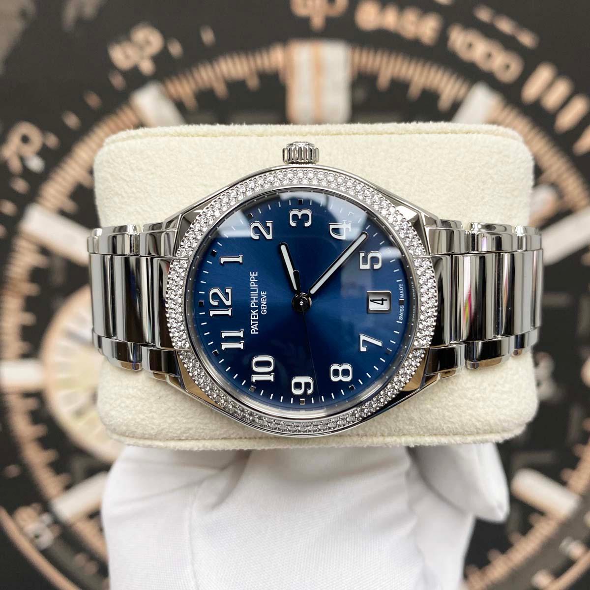 Patek Philippe Round Automatic Twenty-4 36mm 7300/1200A Blue Dial Pre-Owned - Gotham Trading
