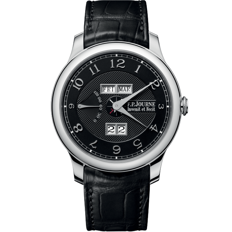 F.P.Journe Black Label Quantième Perpétuel Platinum QP 42mm-40mm Black Dial