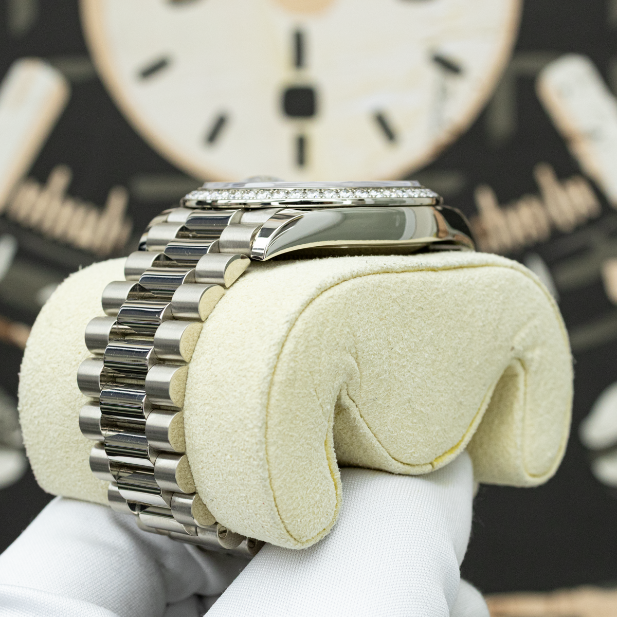 Rolex Day-Date 228349RBR 40mm Onyx Baguette Dial