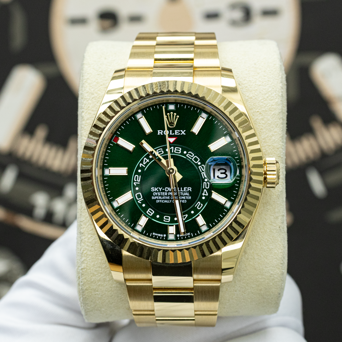 Rolex Sky-Dweller 336938 42mm Green Dial