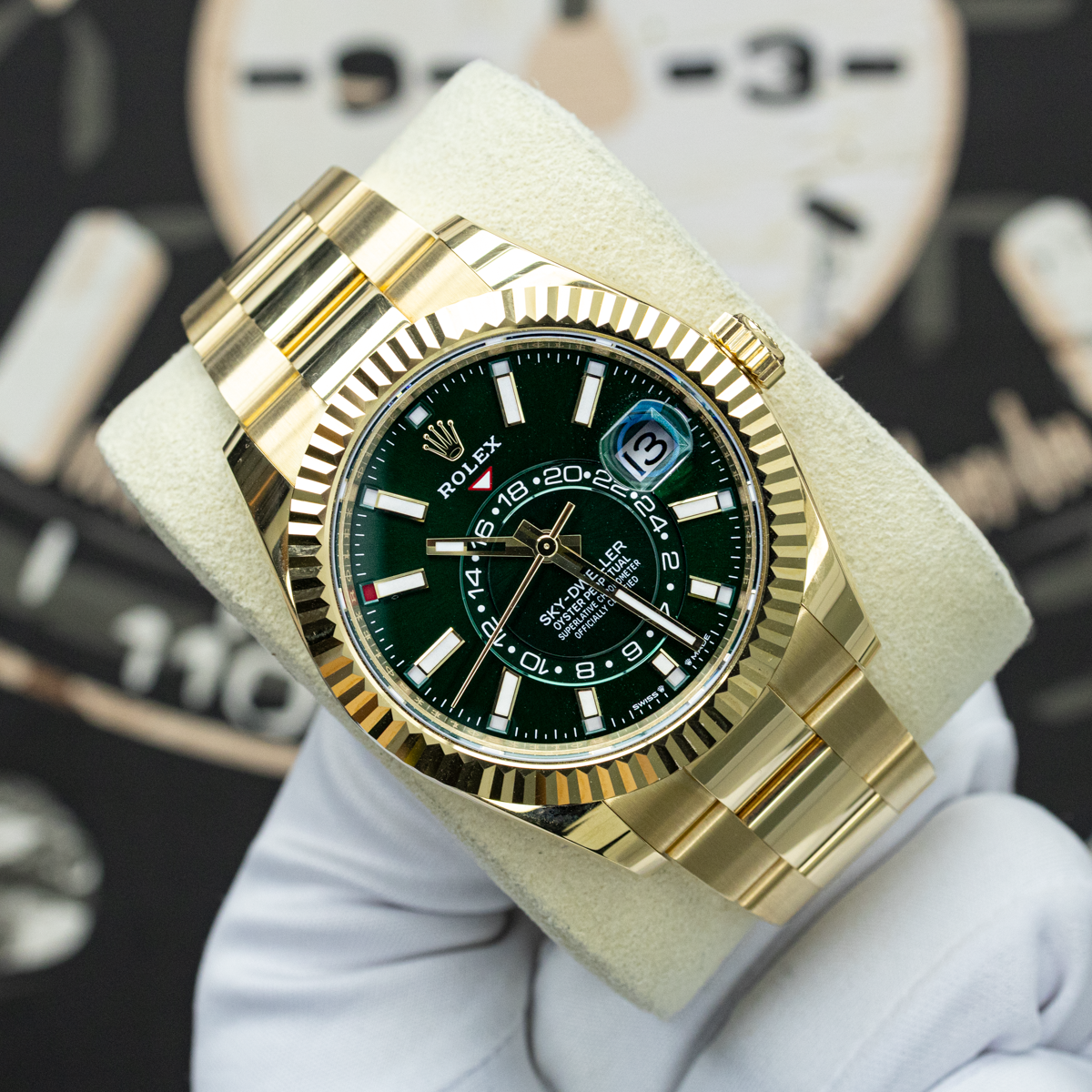 Rolex Sky-Dweller 336938 42mm Green Dial
