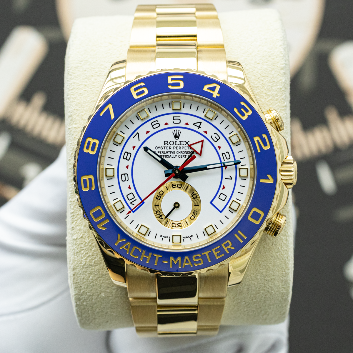 Rolex Yacht-Master II 116688 44mm White Dial Pre-Owned