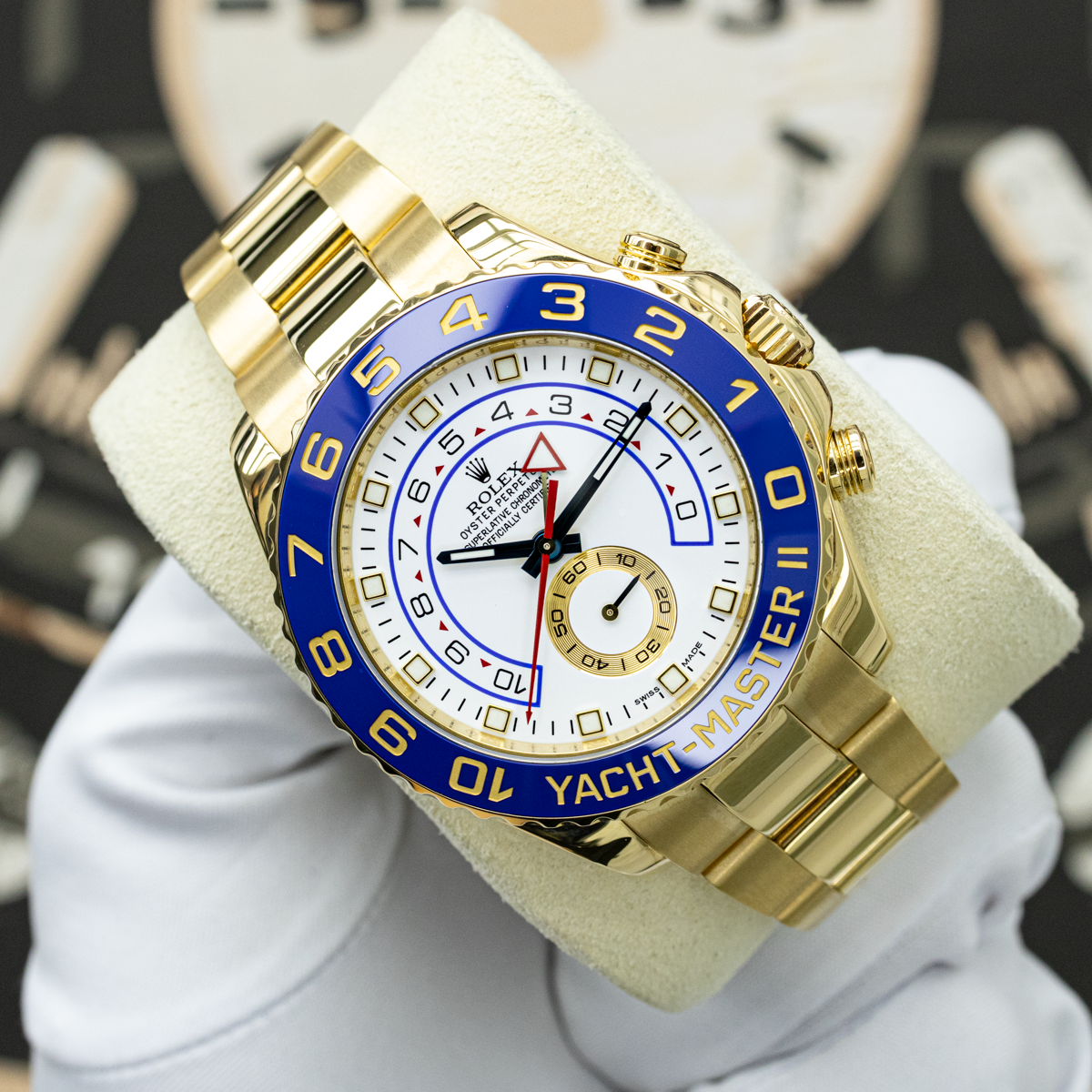 Rolex Yacht-Master II 116688 44mm White Dial Pre-Owned