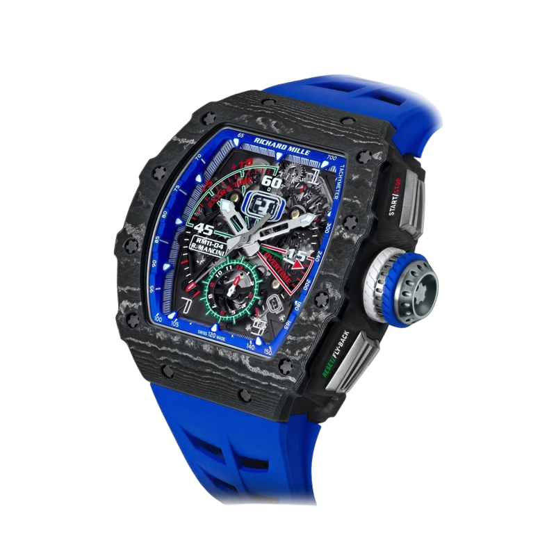 Richard Mille RM 11-04 Roberto Mancini Automatic Flyback Chronograph 38.45mm Openworked Dial