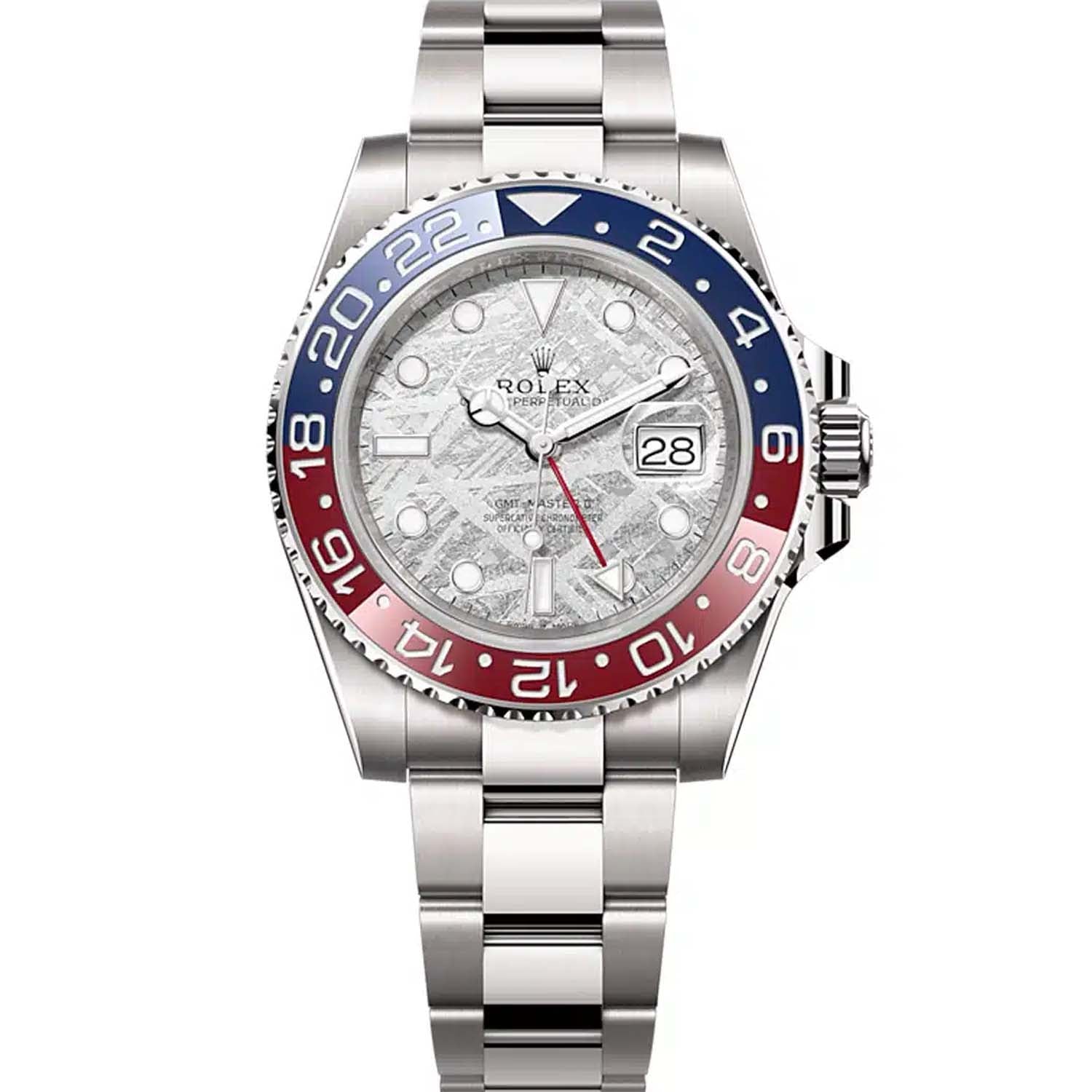 Rolex GMT-Master II "Pepsi" 40mm 126719BLRO White Gold Meteorite Dial Pre-Owned