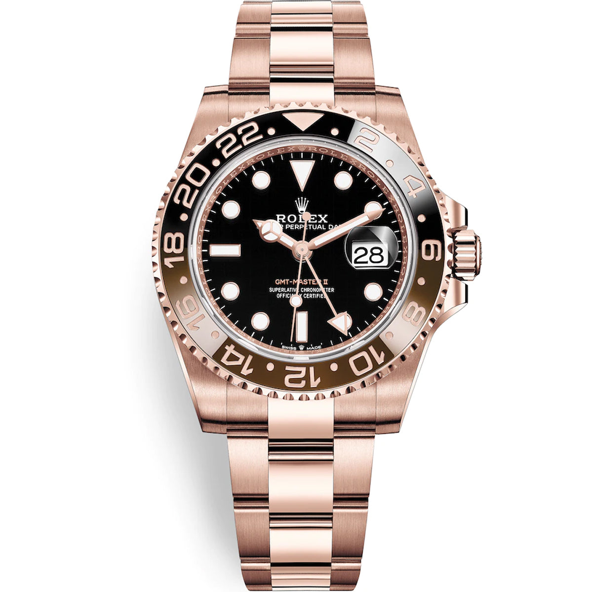 Rolex 2022 GMT-Master II Rootbeer 40mm 126715CHNR Black Dial Pre-Owned