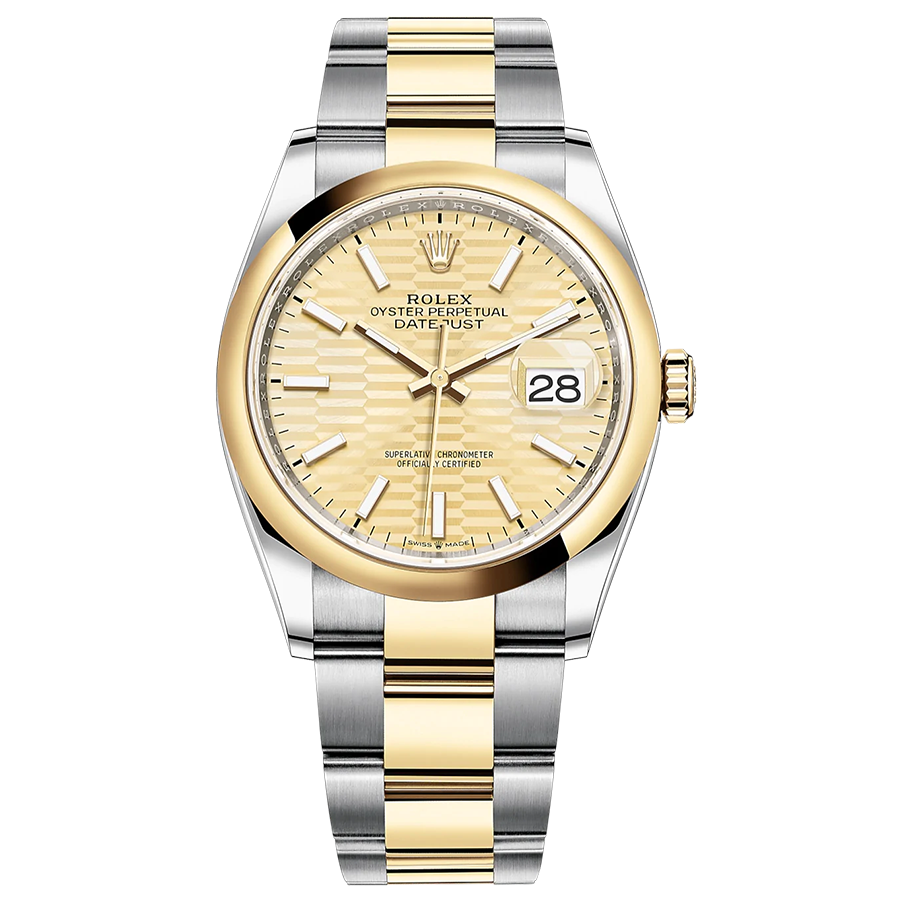 Rolex Datejust II Golden, Fluted Motif Dial 41mm 126303