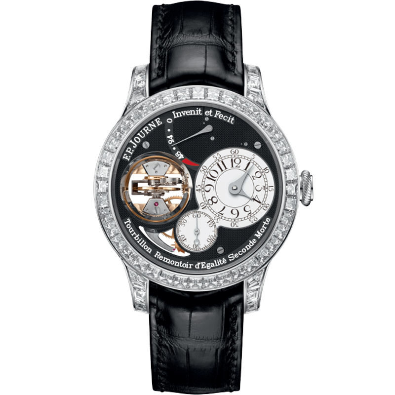 F.P.Journe Jewellery Tourbillon Souverain Joaillerie Diamants TVJ 44mm Black Dial