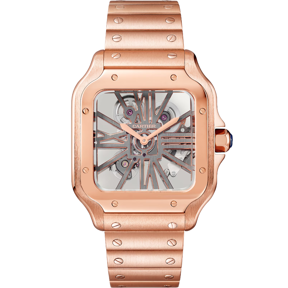 INCOMING Cartier 2026 Santos Skeleton WHSA0016 40mm Openworked Dial