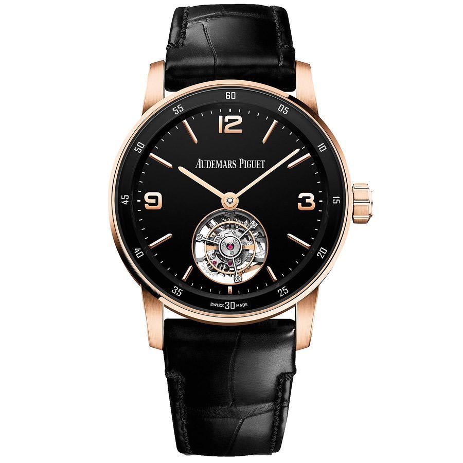 Audemars Piguet Code 11.59 Flying Tourbillon 41mm 26396OR Black Enamel Dial-First Class Timepieces