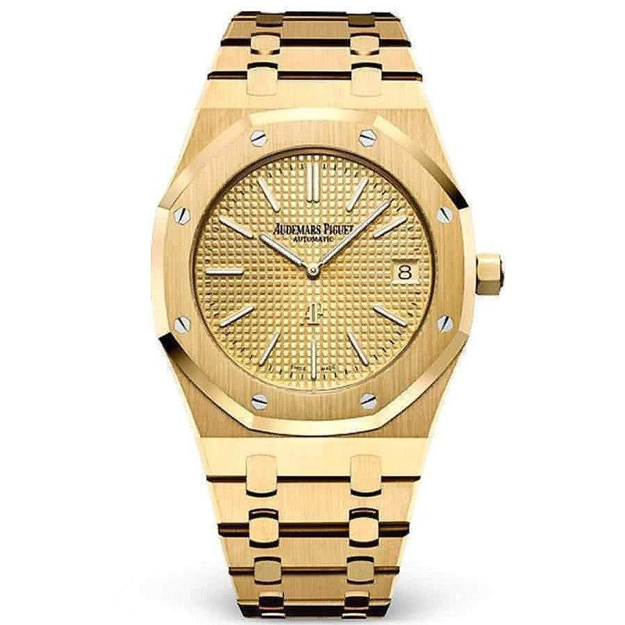 Audemars Piguet Royal Oak "Jumbo" Extra-Thin 39mm 15202BA Gold Dial-First Class Timepieces