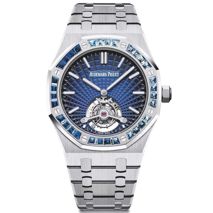 Audemars Piguet Royal Oak Tourbillon Extra-Thin 41mm 26521PT Blue Dial-First Class Timepieces