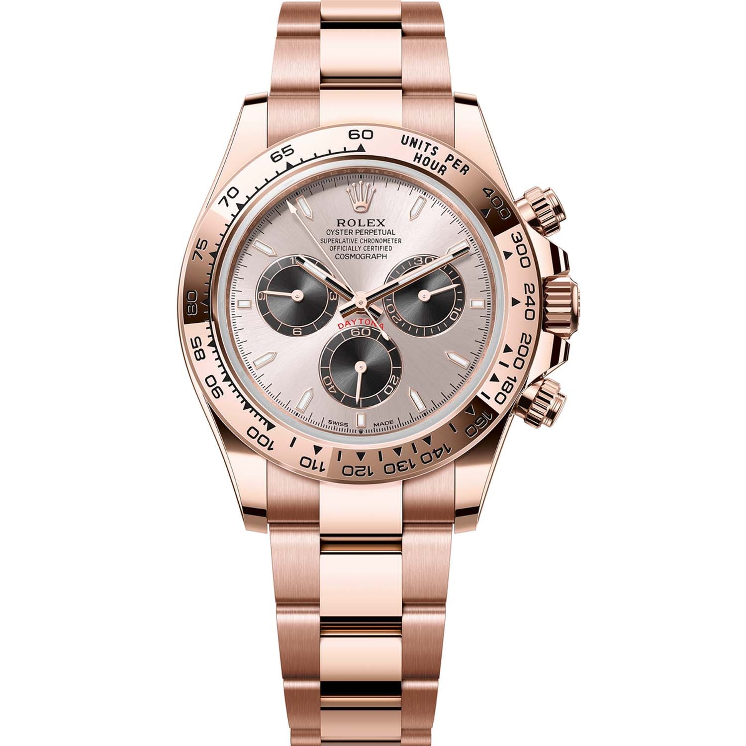 Rolex Daytona Rose Gold Sundust Dial 126505 New 2024
