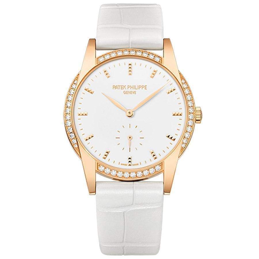 Patek Philippe Calatrava 33mm 7122/200R White Dial - First Class Timepieces