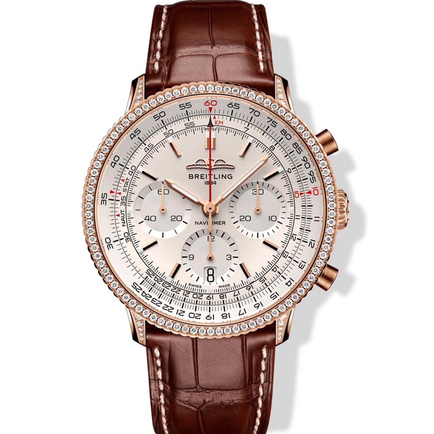 Breitling Navitimer 1 B01 Chronograph 41 Champagne Dial RB0139631G1P1