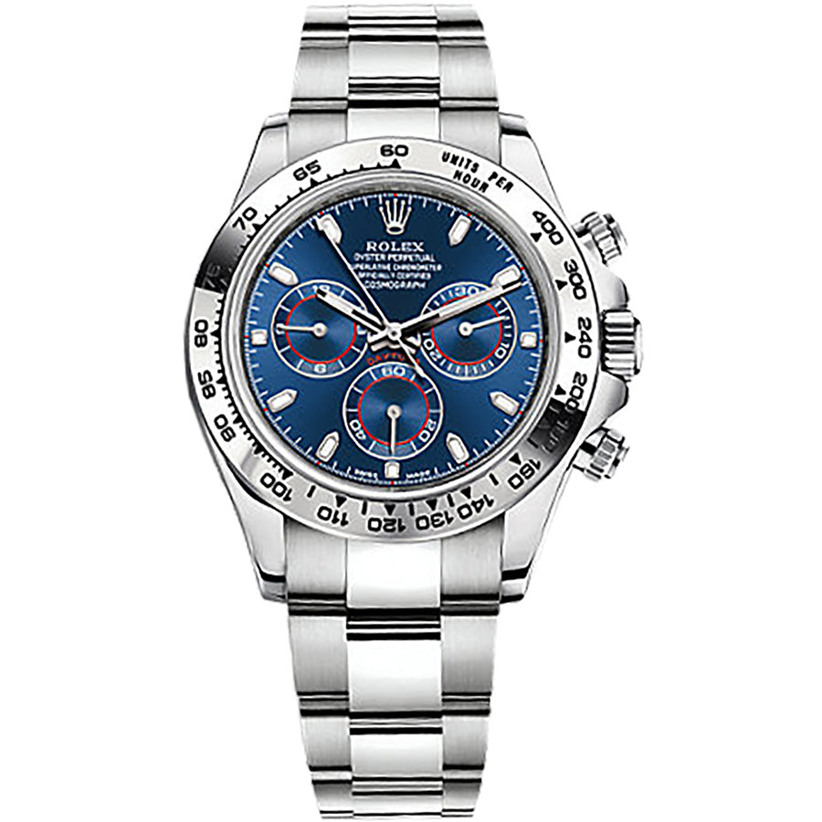 Rolex Daytona 40mm 116509 White Gold Blue Dial Pre-Owned