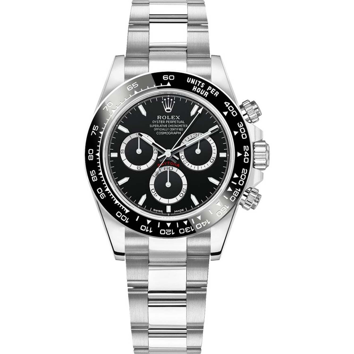 Rolex Daytona Stainless Steel 40mm Black Dial 126500LN