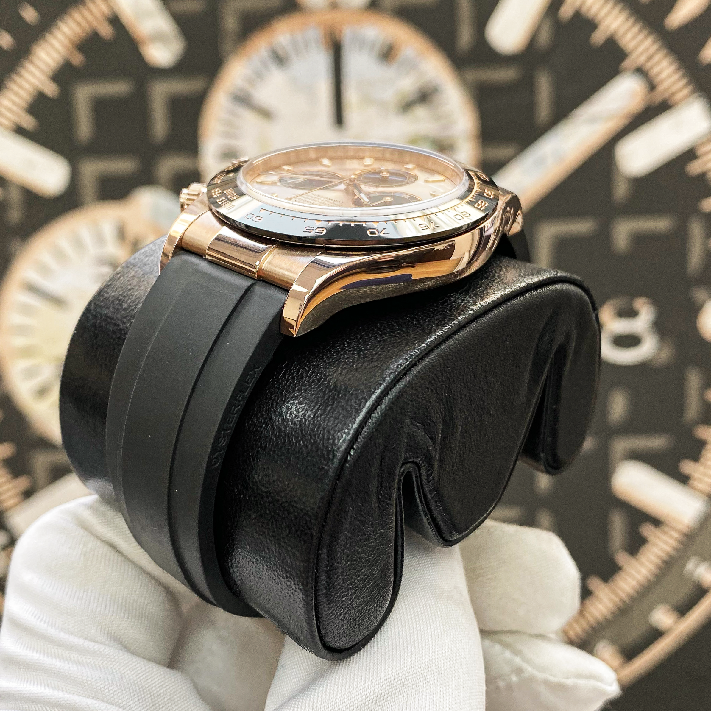 Rolex Daytona 40mm Oyster Flex 116515LN PBK Pink Dial Pre-Owned