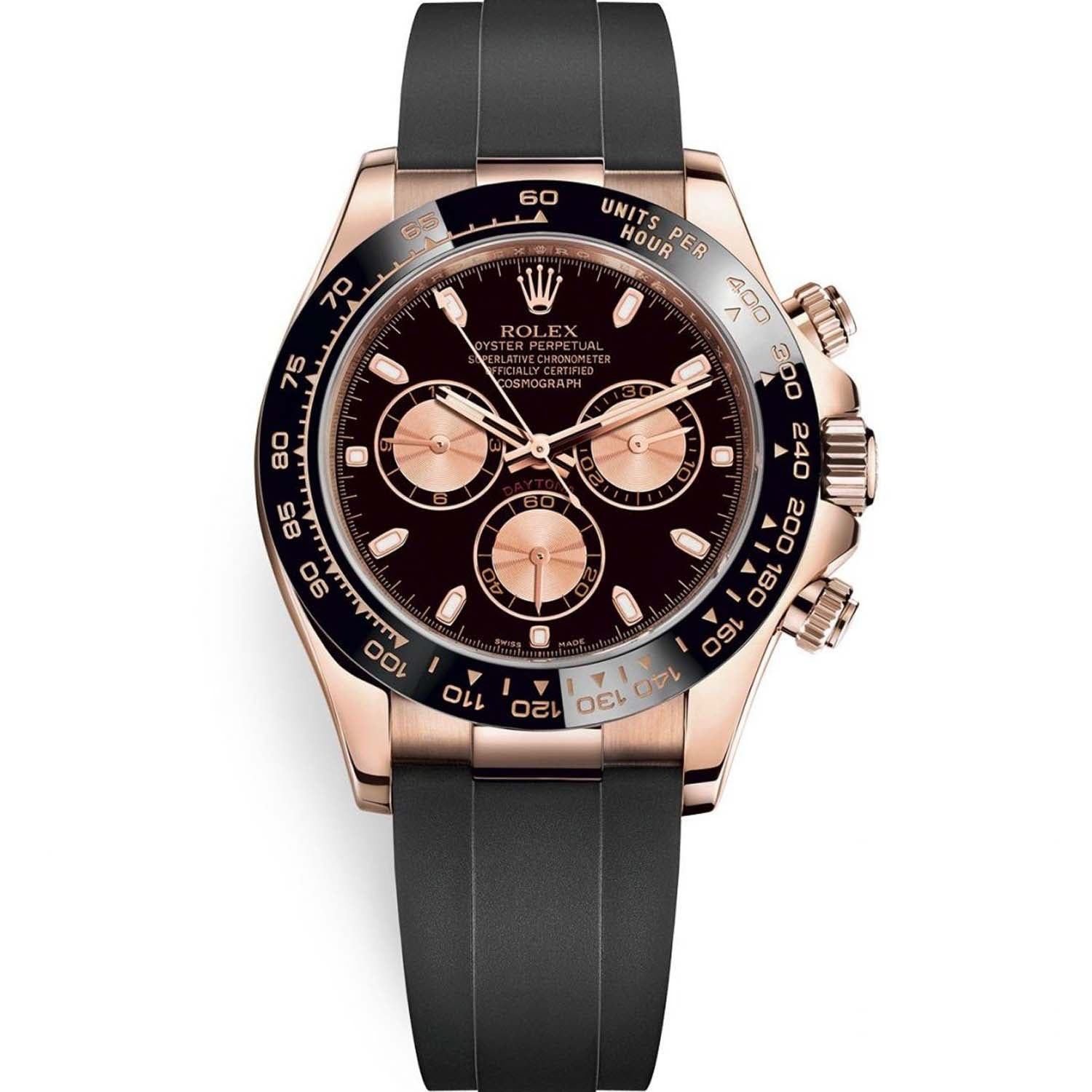 Rolex Cosmograph Daytona Rose Gold 40mm Black Dial 126515