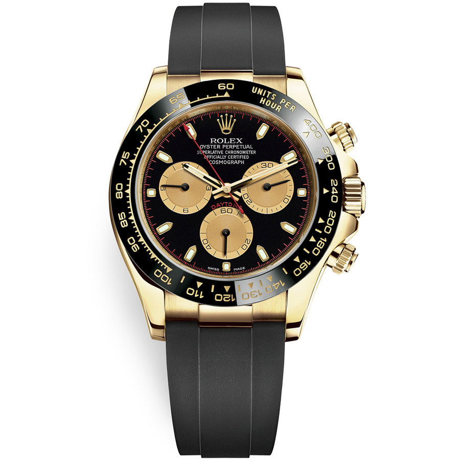 Rolex Daytona 40mm Oyster Flex 116518LN "Paul Newman" Black Dial