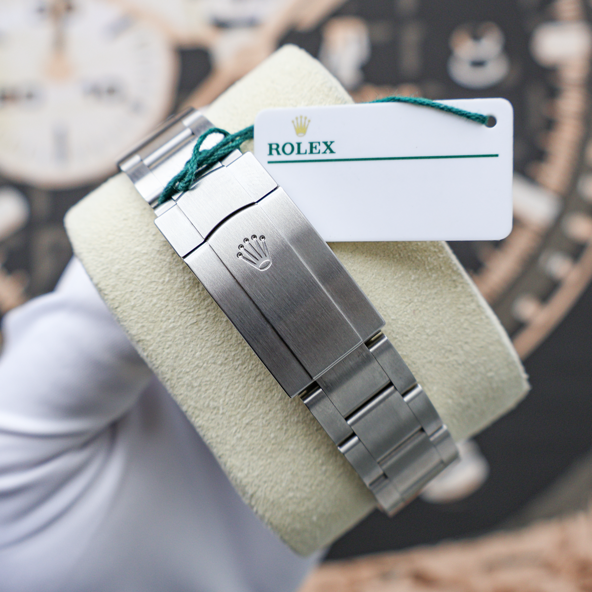 Rolex Oyster Perpetual 41mm 124300 Turquoise Blue Dial Pre-Owned