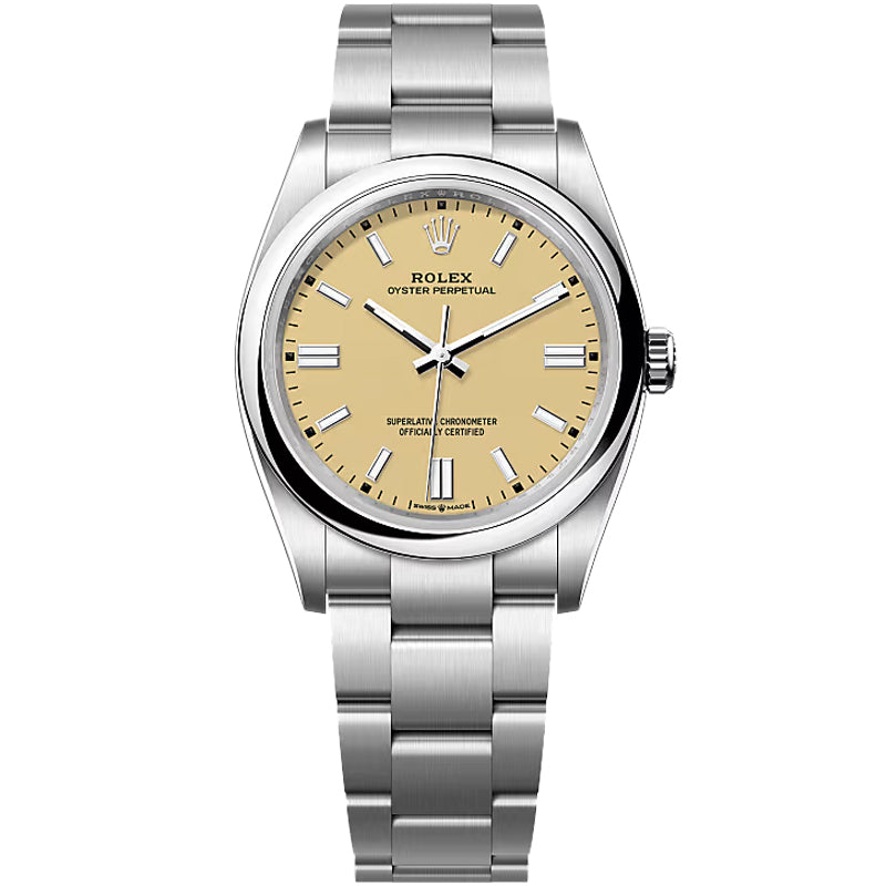 Rolex Oyster Perpetual 36mm 126000 Beige Dial