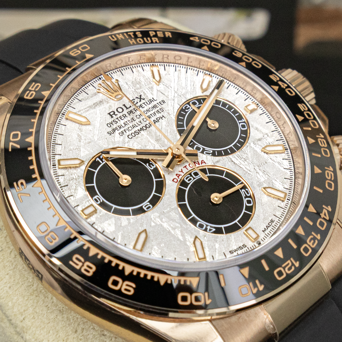 Rolex 2025 FULL STICKERS Cosmograph Daytona 126515LN 40mm Meteorite Dial