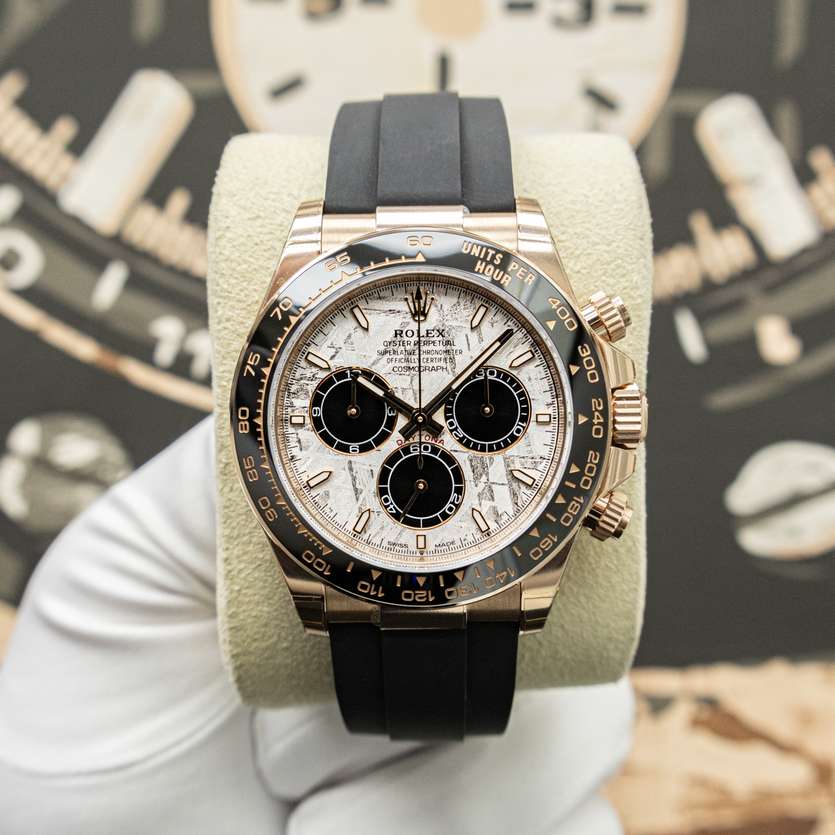 Rolex 2025 FULL STICKERS Cosmograph Daytona 126515LN 40mm Meteorite Dial