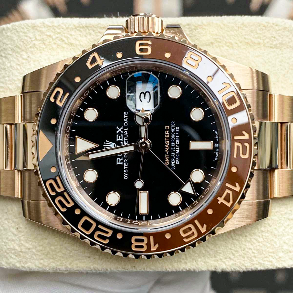 Rolex 2025 GMT-Master II "Root Beer" 126715CHNR 40mm Black Dial